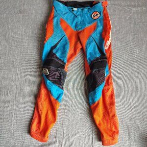 Troy Lee Designs Pants Orange Blue GP Pro Motocross MX Motorcycle Racing‎ Adult